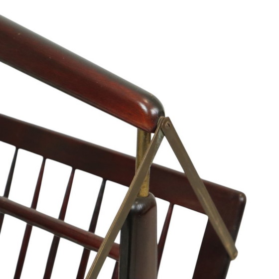 Image 1 of Italian Magazine Rack Magazine Rack Cesare Lacca