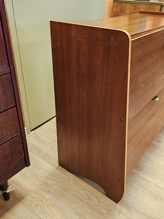 Image 1 of Meuble à chaussures vintage, meuble d'entrée, meuble de couloir, meuble à chaussures