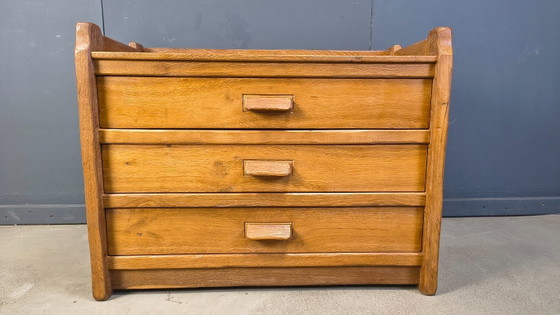 Image 1 of Commode en chêne par Depuydt Meubelen, Belgique, 1980 