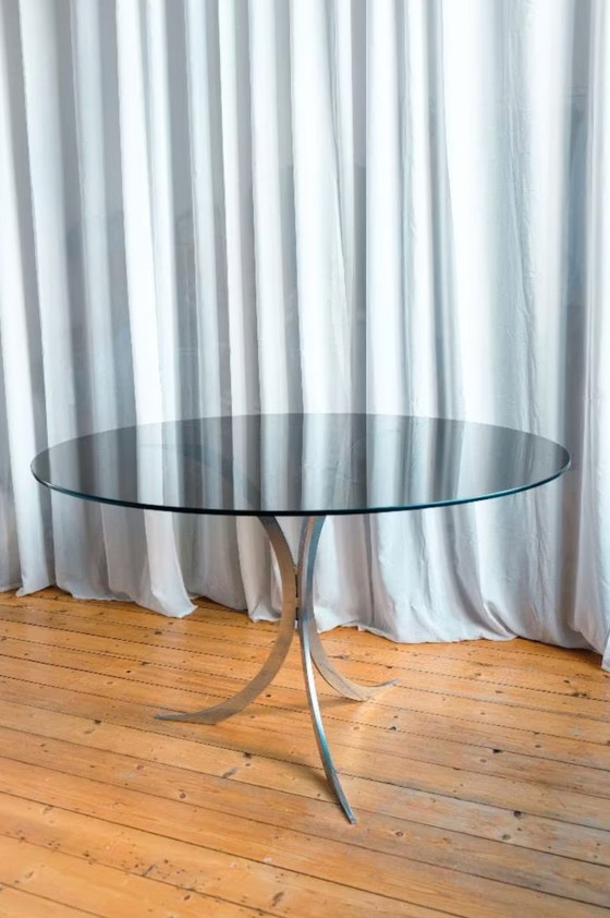Image 1 of Boris Tabacoff glass dining table