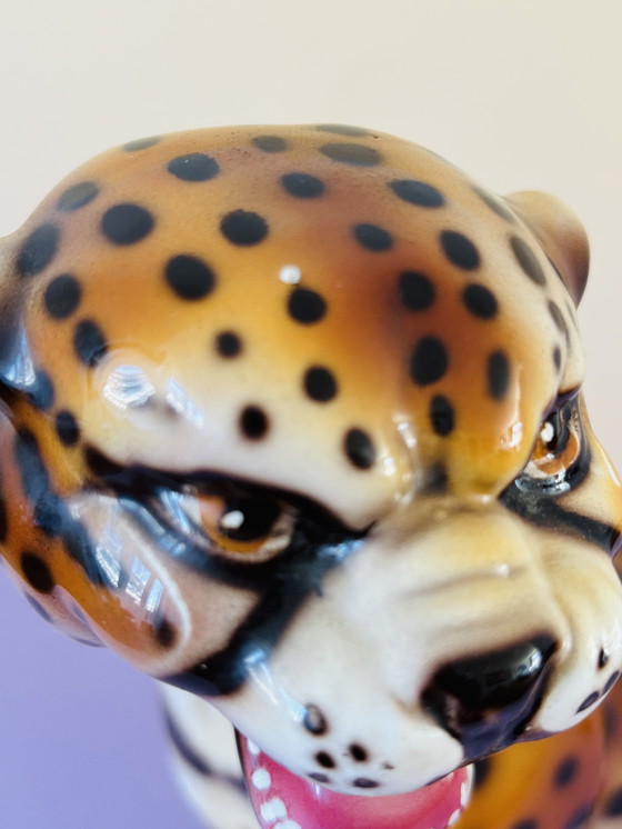 Image 1 of Vintage Italian Ceramic Panther