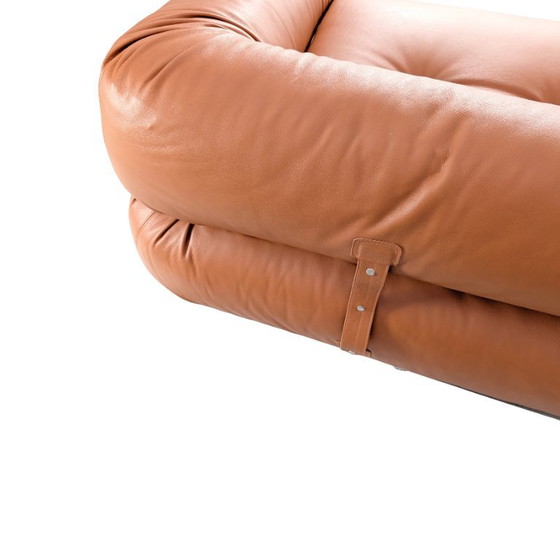 Anfibio Canapé Collezioni Allessandro Becchi Cuir Nouveau Revêtement Cognac – Canapés 3 places, Leather (photo 8 of 14)
