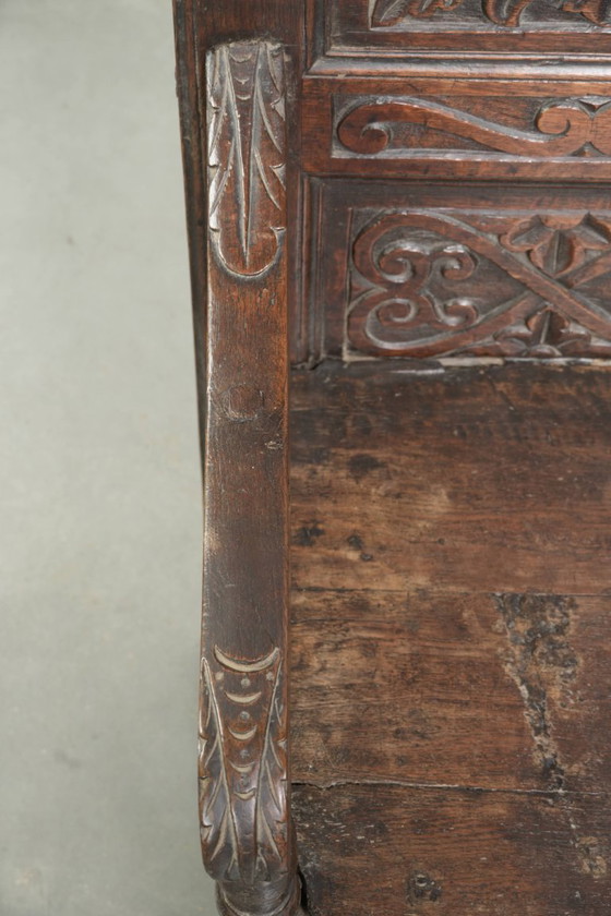 Image 1 of Silla Wainscott inglesa única del siglo XVIII con magníficas tallas de madera y una apariencia hermosa.