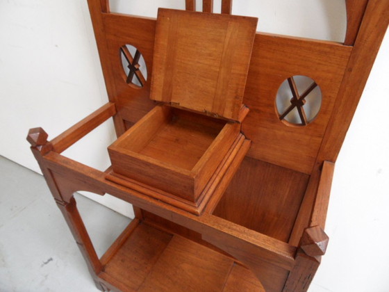 Image 1 of Art Deco standing coat rack