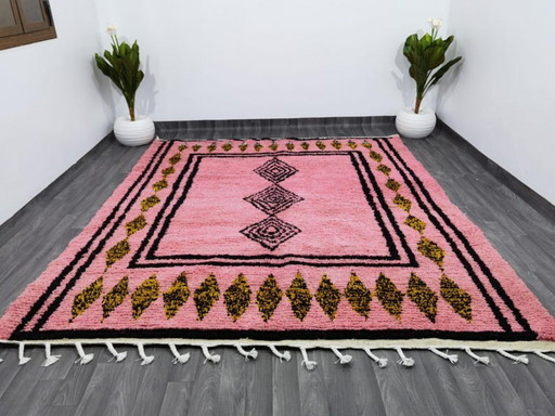 Groot handgemaakt Berberkleed 400cm x 300cm