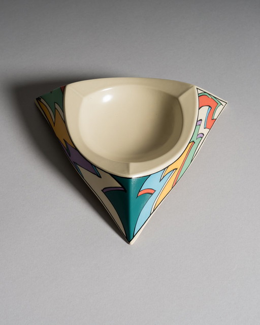 Dorothy Hafner for Rosenthal, “Flash” Triangular Ashtray, Unused in Original Box, Germany, 1980s