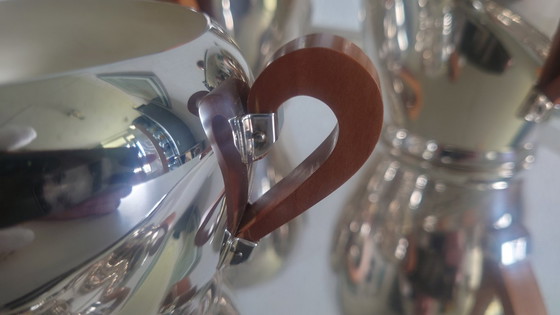 Image 1 of Alessi verzilverd Bombe servies