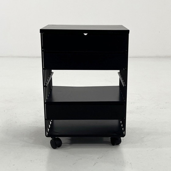 Image 1 of Wire Chest of 3 Drawers on Wheels by Bruna Rapisarda for Robots, 1980s