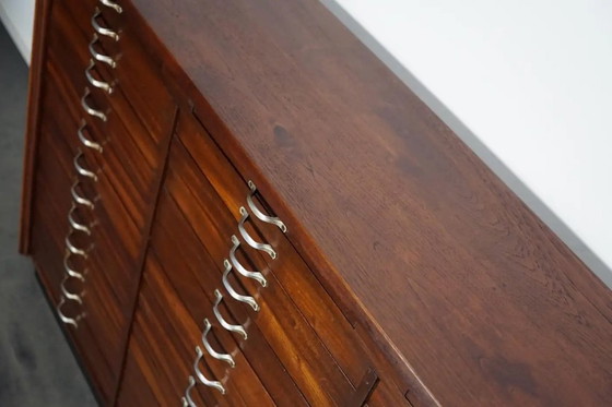 Image 1 of Mobiletto vintage da gioielliere/orologiaio in mogano olandese, circa 1930