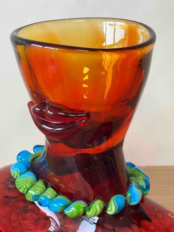 Image 1 of SALE - 25% off Glass Vase | Decorative Women's Glass Bust