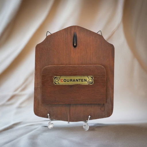 Porte-journaux en bois Art Déco « Couranten »