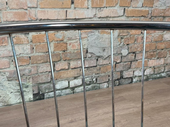 Vintage Wire Chair Set of 4 – Chrome/Black | Space Age – Dining chairs, Textile (photo 10 of 17)