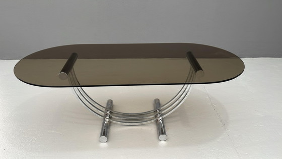 Image 1 of Table Hollywood Regency par Renato Zevi pour Banci Firenze, Italie, années 1970