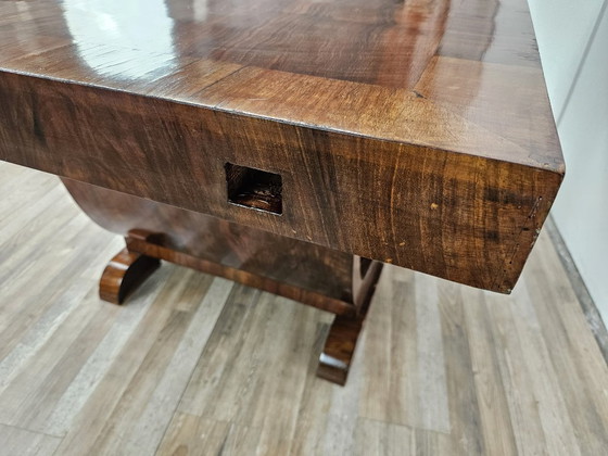 Art Decò Dining Table in Walnut Burl, 1940 – Wood (photo 13 of 21)