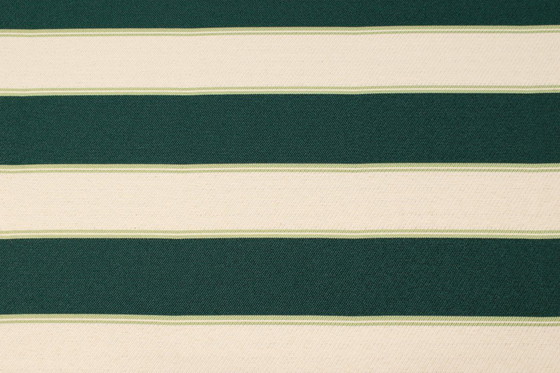 Image 1 of Gestreifte Esszimmerstühle Set aus 6 gestreiften Farbic und Buche dunkel Nussbaumholz