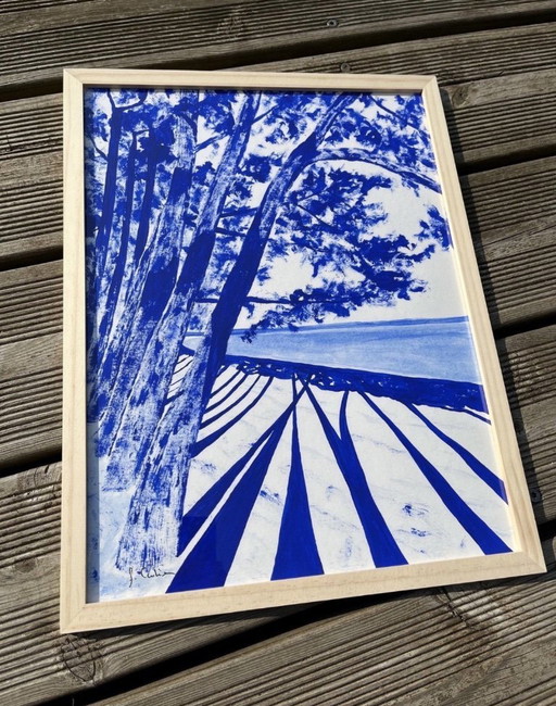 Acrylic on hahnemuhle paper.  Format 40x30cm