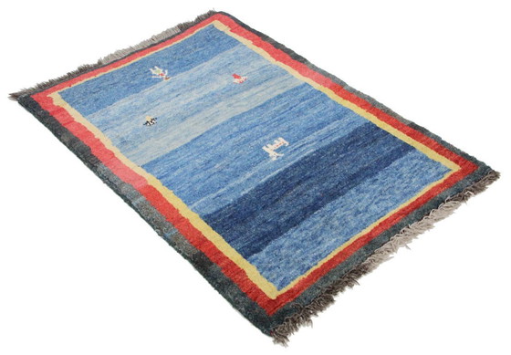 Image 1 of Original Persian Gabbeh Ghashghai Oriental Rug, 122 cm x 82 cm, Antique Natural