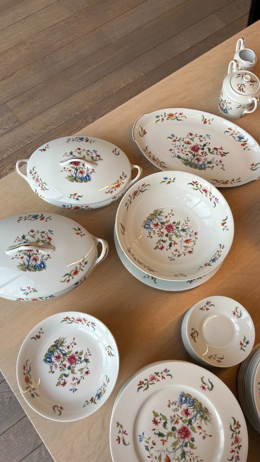 Authentic Limoges porcelain tableware set (67)