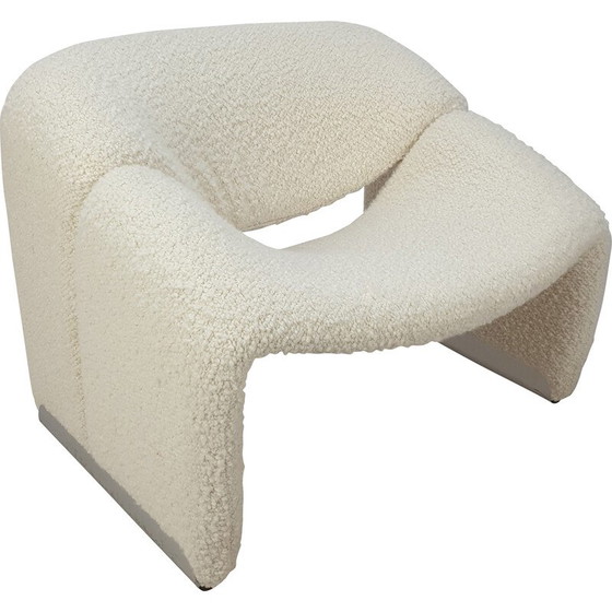 Image 1 of Vintage Groovy F598 armchair in wool by Pierre Paulin for Artifort, 1980s