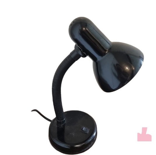 💡 Black Vintage Desk Lamp - 80s/90s -.