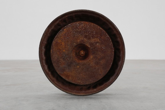 Image 1 of Paragüero antiguo de hierro fundido, Francia ca. 1900