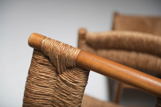 Image 1 of Vintage Dordogne Dining Chairs (3) by Charlotte Perriand/Robert Sentou - France