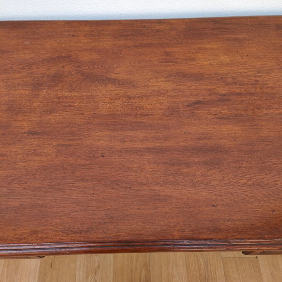 Bureau de banquier ancien en chêne, bureau en bois, bureau – Bureaux, Wood (photo 12 of 17)