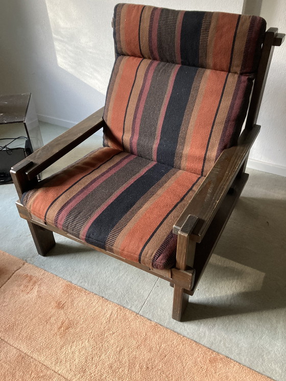 Image 1 of  Carl Staub brutalista lounge stoelen (4)