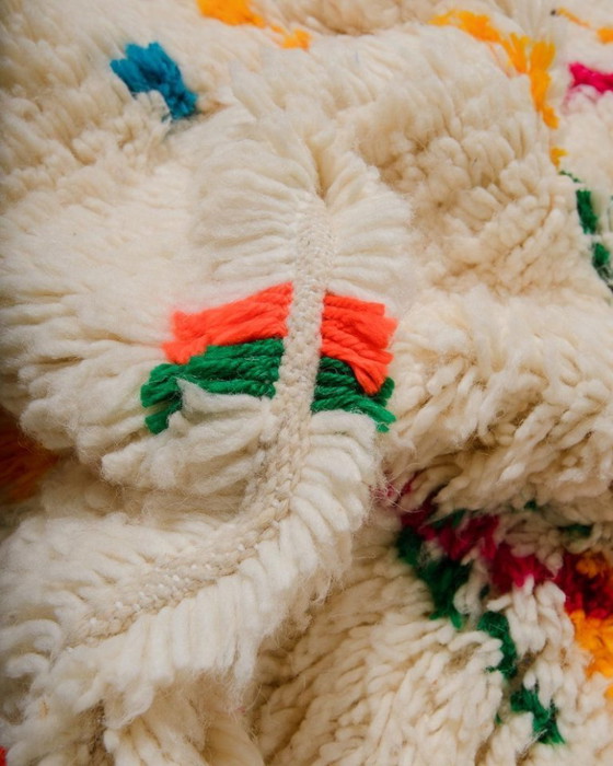 Image 1 of Handmade Moroccan decorated rug 250cm x 150cm
