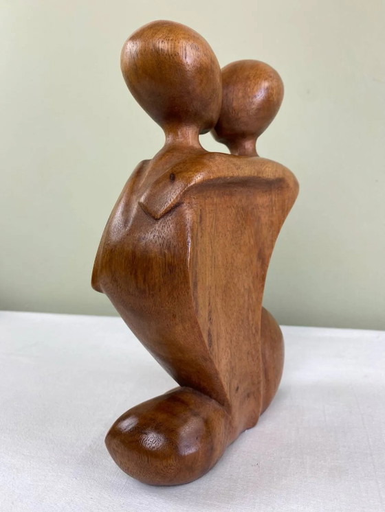 Coppia di sculture abbracciate – Wood, Abstract (photo 6 of 9)