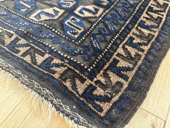 Image 1 of Antikes kaukasisches Textilobjekt (ca. 1900–1930), handgeknüpft | Wolle auf Wolle | 68 × 63 cm