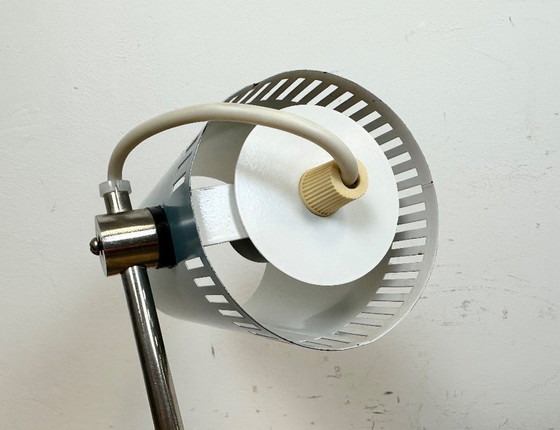 Image 1 of Vintage blauwe tafellamp, jaren 60