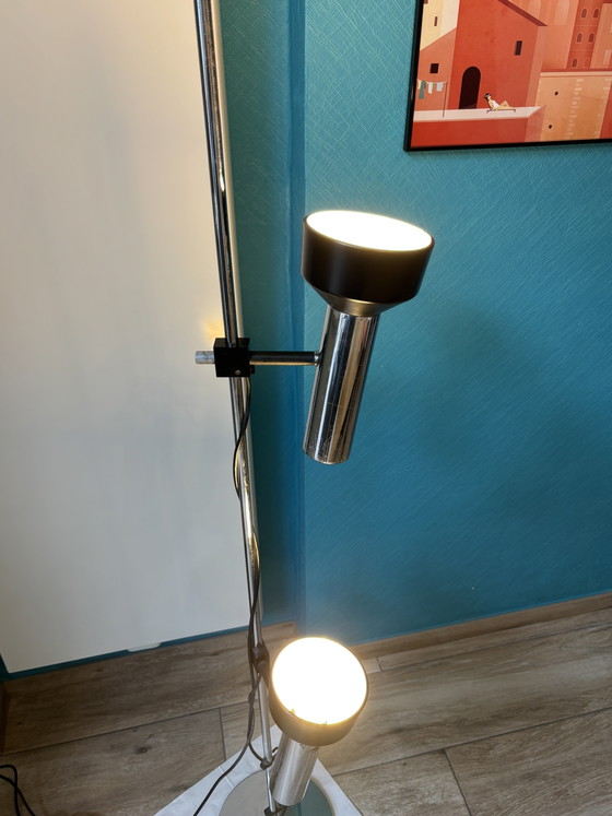Vintage floor lamp, model L401, by Staff Leuchten, from the 1970s – Floor lights, Metal, Chrome (photo 15 of 15)