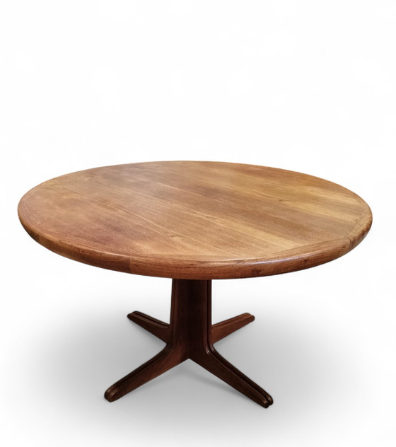 Image 1 of Vintage teak Danish round dining table VV Møbler
