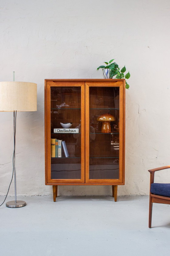 Image 1 of Vetrina vintage in teak, credenza, cassettiera, design danese
