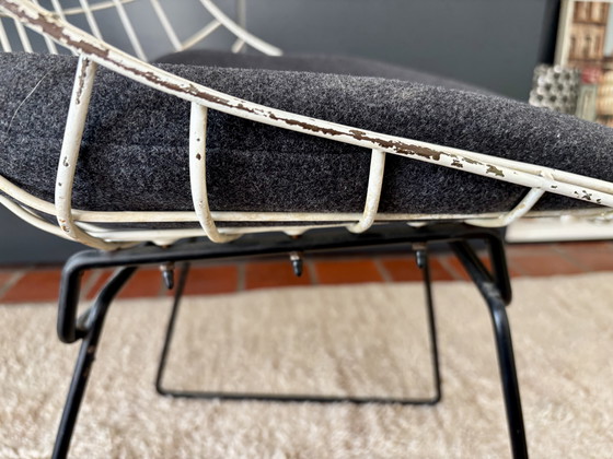 Image 1 of 2x draadstoel met kussens SM05 Cees Braakman voor Pastoe