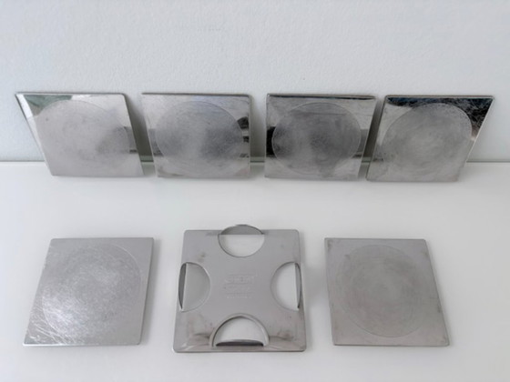 Ikea Groggy Sottobicchieri (6 pezzi) nel supporto – Accessori da tavola, rvs (photo 8 of 10)