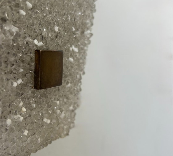 Image 1 of Vintage wall lamp, brass and Perspex, France 1960