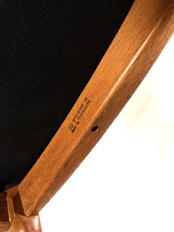 4x Sedie da pranzo restaurate, Juul Kristensen ‘60 – Legno, Tessile (photo 8 of 12)