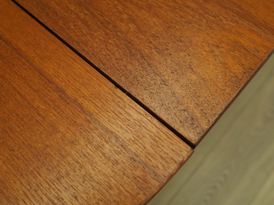 Image 1 of Mesa redonda de teca, diseño danés, años 70, producción: Dinamarca