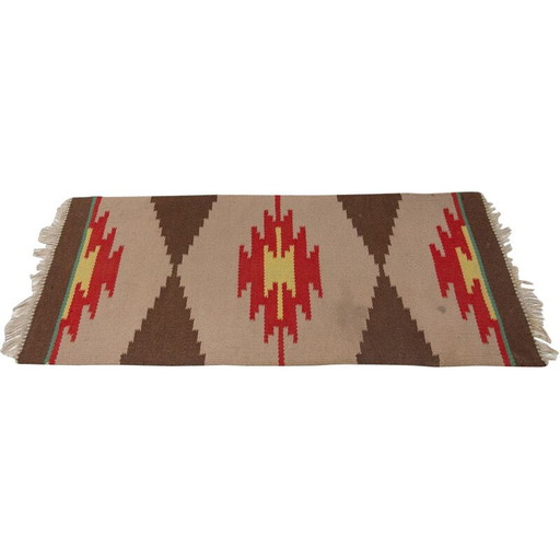 Tapis moderne Mid Century Kelim 1960s