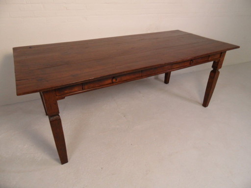 Antique oak dining table