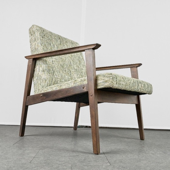 Vintage Armchair, 1960s, Czechoslovakia, Wood, Brown (photo 10 of 14)