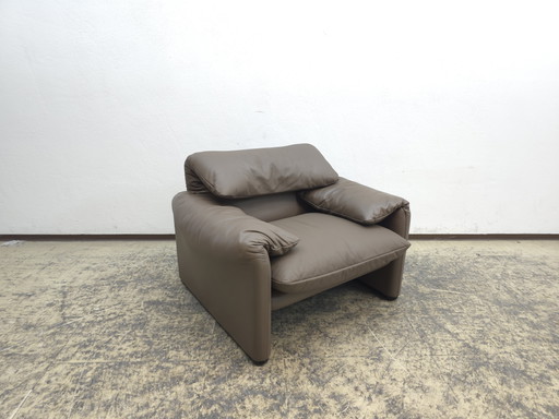 Cassina Maralunga Sessel Designersessel Ledersessel Chair