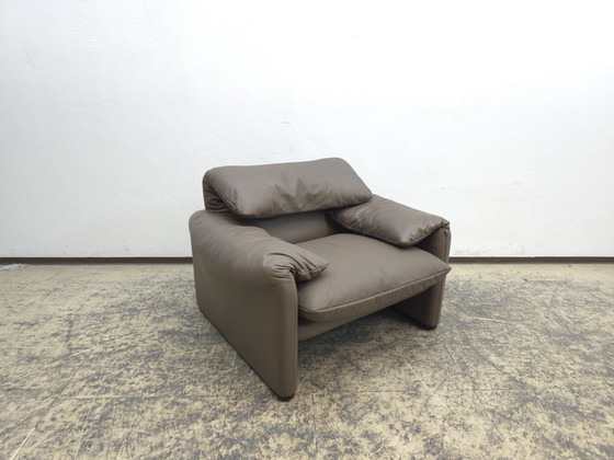 Image 1 of Sillón Cassina Maralunga, sillón de diseño, sillón de cuero, silla