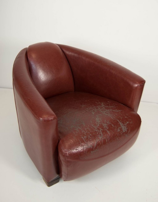 Art Deco Aviator Club Stoel, jaren 2000