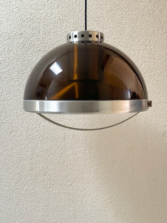 Image 1 of Retro Dijkstra Lampen Globe Pendant Lamp Brown - Space Age