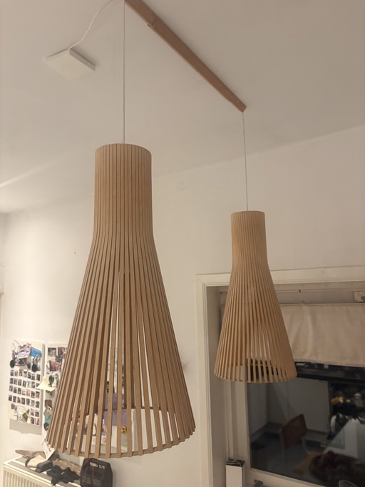 2 Secto design lamps 