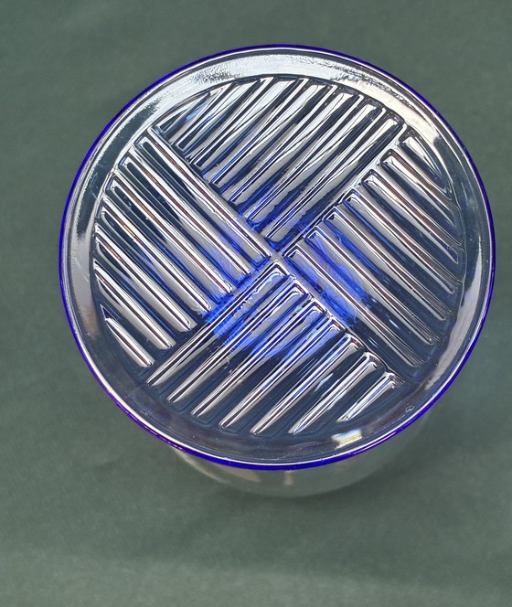 Image 1 of 9x Schott Zwiesel Vintage Glasses on Cobalt Base