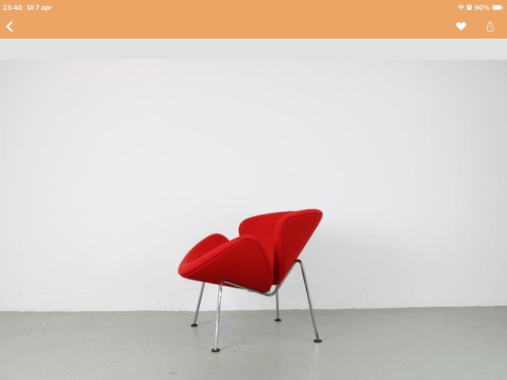 Image 1 of Artifort Orange Slice armchair, red